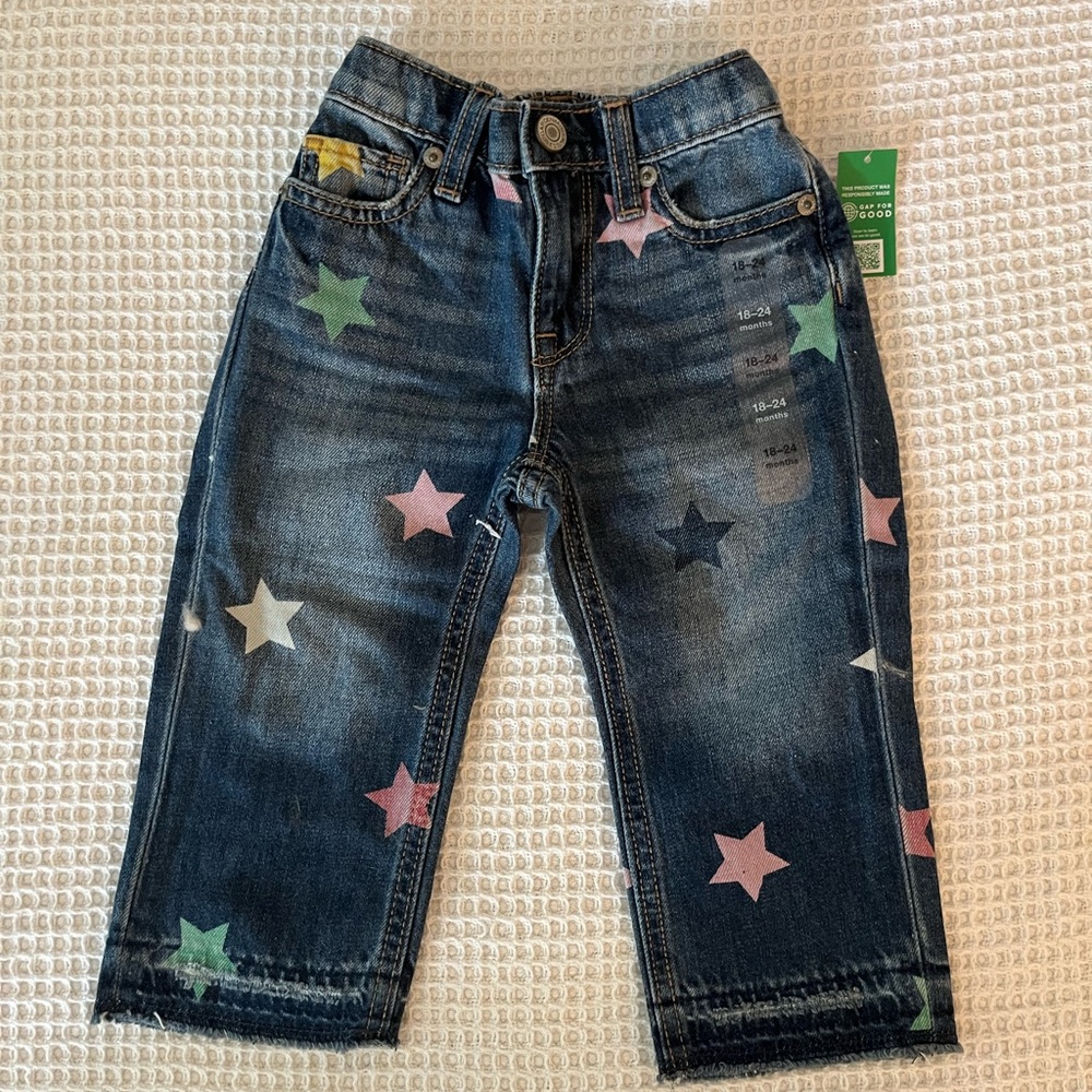 NWT babyGap Toddler Girl 18-24 Month Jeans
